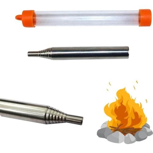 Collapsible Blow Fire Tube Fire Tool Outdoor Survival Gadgets Outdoor Camping Barbecue Tool