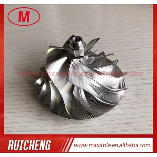 T04E 7+7 blades 53.87/76.07mm 448048-0004 high performance Bullet Head turbo milling/aluminum 2618/billet compressor wheel
