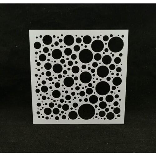 13*13 Creative round Layering Stencils for Diy scrapbook/photo album Decorative Embossing coloring,painting stencil,home decor