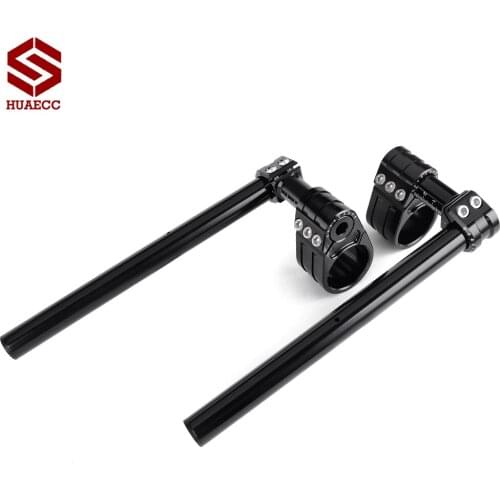 CNC Billet Aluminum Adjustable Clip-On Handlebar for BMW R NINE T Pure 2014-2019 Replacement Handle Tubes