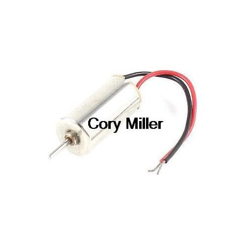DC 3.7V 50000RPM Output Speed 6x12mm Mini Coreless Motor Replacement Silver Tone