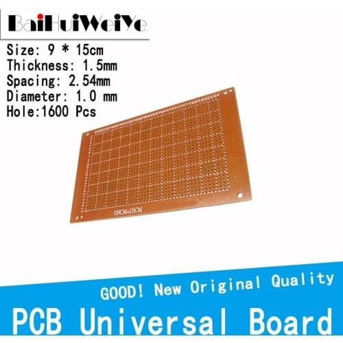5Pcs 9x15 9*15cm DIY Prototype Paper Single Side Prototype PCB Universal Board Experimental Bakelite Copper Plate Circuirt Board
