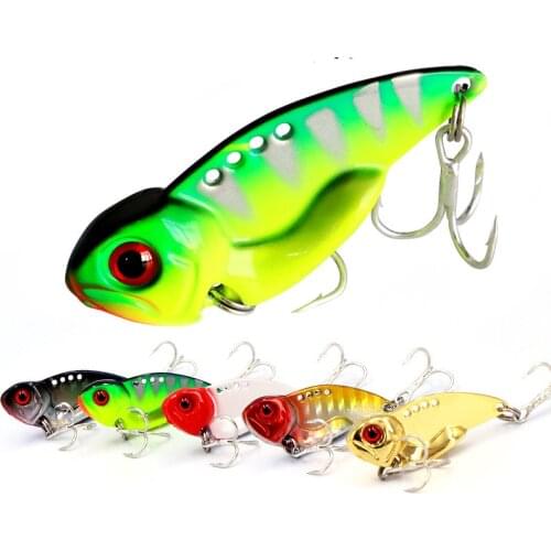 7/10/12/14g 3D Eyes Metal Vib Blade Lure Sinking Vibration Baits Artificial Vibe for Bass Pike Perch Fishing