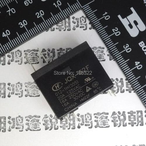 Free shipping new relay JQX-62F-012-1H JQX-62F 012-1H(555) 16A 250VAC 10PCS/LOT