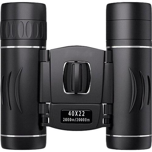 40x22 HD Powerful Binoculars 2000M Long Range Folding Mini Telescope BAK4 FMC Optics For Hunting Sports Outdoor Camping Travel