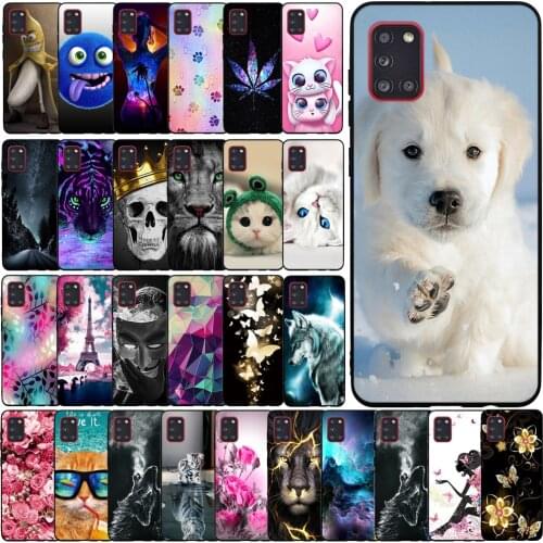 Case For Samsung Galaxy A31 Case Silicone Back Cover For Samsung A31 A 31 SM-A315F 6.4" Phone Case Soft TPU Coque Funda Bumper