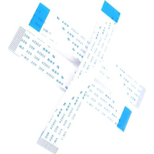 100 pcs FPC FFC Flexible Flat Cable 18 PIN 0.8 mm pitch Step Reverse Length Type B Length 100 200 300 400 500 600 700 Opposite