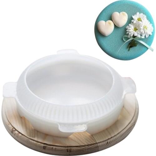 Round Silicone Cake Mold For Moussem Chiffon Cakes Baking Pan Decorating Bakeware Tools Decorating Accessories