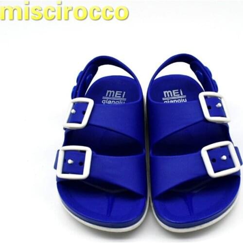 Summer Childrens Boys Plastic Sandals Soft Fashion Open Toe Baby Beach Shoes Quick Drying