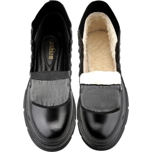 Men Leather Boots Comfortable Winter Warm Shoes Male Motorcycle Men Ankle Boots Men Oxfords Snow Shoes Men Boots