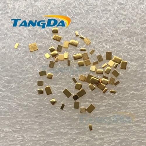 TANGDA rectangles square Electronic test copper sheet Gold-plated copper brass Contact sheet SMD terminal Connectors SMT A