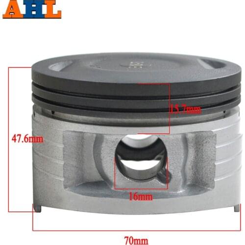AHL Bore Size +75 +100 +150 Motorcycle Piston & Ring & Clip Kit For YAMAHA XT225 1992-2000 TT225 86-87 TTR225 TT-R225 1999-2004