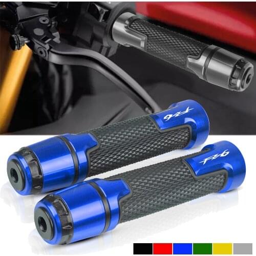 For Yamaha FZ6 FAZER 2004-2010 2005 2006 2007 7/8'' 22mm Motorcycle knobs Anti-Skid scooter Handle ends Grips Bar Hand Handlebar
