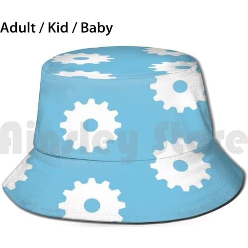 Mega Man Symbol-Super Smash Bros. ( White ) Bucket Hat Adult kid baby Beach Sun Hats Super Smash Bros Super Smash Bros Smash