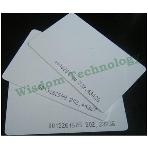 200PCS/Lot Smart Card EM4100/4102 TK4100 Pvc Card 125KHZ RFID Card