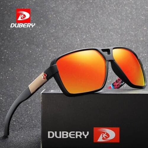 DUBERY Vintage Sunglasses Polarized Mens Sun Glasses For Men UV400 Shades Driving Black Goggles Oculos Male 8 Colors Model 167