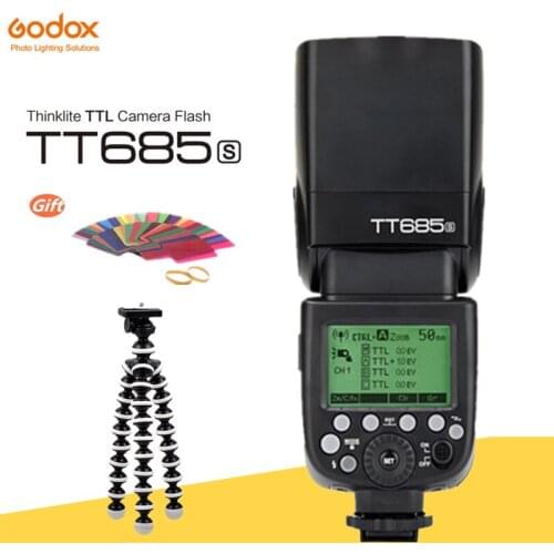 Godox TT685S GN60 TTL Flash Light Speedlite 230 Full Power Auto/Manual Zooming for Sony DSLR Cameras A77II A7RII A7R A58 A99