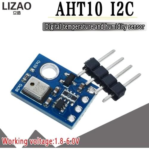 AHT10 High Precision Digital Temperature and Humidity Sensor Measurement Module I2C Communication Replace DHT11 SHT20 AM2302
