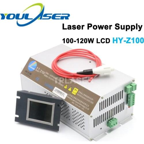 Z100 Intelligent Co2 Laser Power Supply For 100-120W Co2 Laser Tube With LCD PFC function