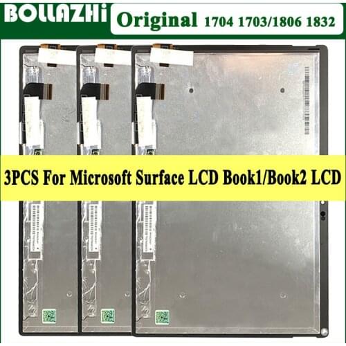 3 Piece/lot Original LCD For Microsoft Surface Book 1 Book 2 LCD Display Touch Screen Digitizer Assembly For Book1 Book2 Display