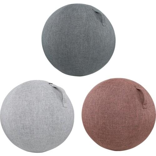 55cm Anti-Static Yoga Ball Dustprroof Cover Anti-Slip Yoga Ball Protective Case Exercise Ball Protector Covers Without Ball