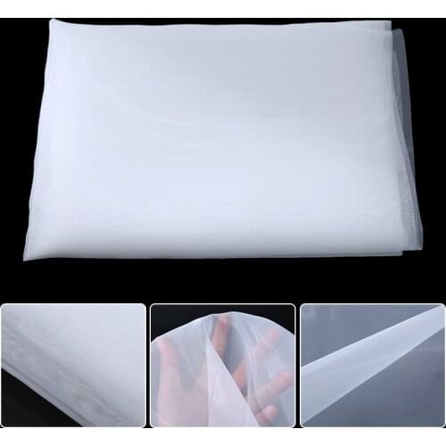 White Silk Screen Printing Mesh 1 Yard 100*127cm 43T 110M Polyester Screen Printing Fabric Tool