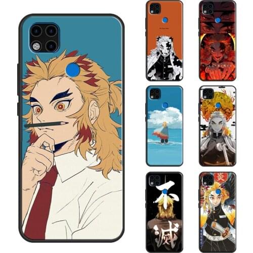 Rengoku Kyoujurou Demon Slayer Case For Xiaomi Redmi Note 9 8 Pro Note 7 8T Redmi Note 9S Cover For Redmi 9A 9 9C Coque