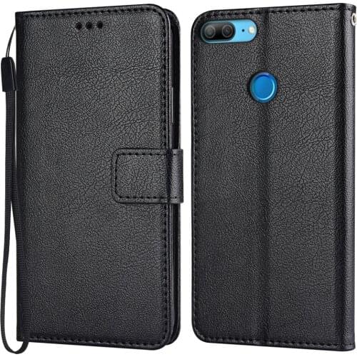Flip Wallet PU Leather Case for Huawei Honor 9 Lite LLD-L31 5.65''Funda Stand Business Phone Holster Stripe Protect Cover
