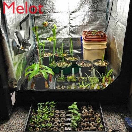 Hydroponic System Garden Greenhouse Indoor GrowTent 600D 40x40x78Inch(100x100X200cm) Thermostat Ventilation BalconyGreenhouse