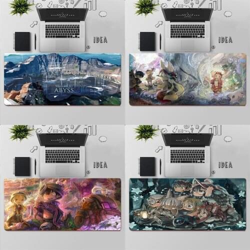 Gaming Mouse Pad Large Mouse Pad PC Gamer Computer Mouse Mat Big Mousepad Keyboard Desk Mat XXL Carpet Made in Abyss Mause Pad