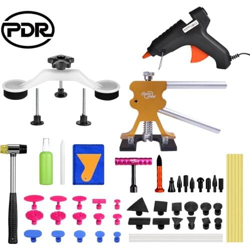 PDR Tools Paintless Dent Repair Tool Auto Dent Puller Suction Cup Car Body Dent Damage Repair Hand Tool Pulling bridge hammer