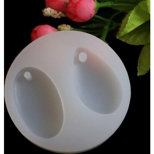 DIY Silicone Pendant Mold Water Drop Shape Pendant Jewelry Mould Resin Cake Craft Make Mold
