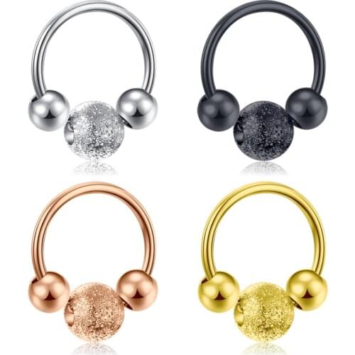 20G Surgical Steel Captive Bead Ring Body Piercing Hoops Body Jewelry Piercing Nose Ring Hoop