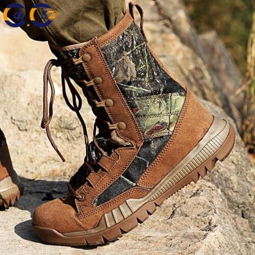 Summer Hight-Top Ultra-Light 07 Combat Mens Special Forces Military Boots Mens Tactical Combat Hiking Desert Boots