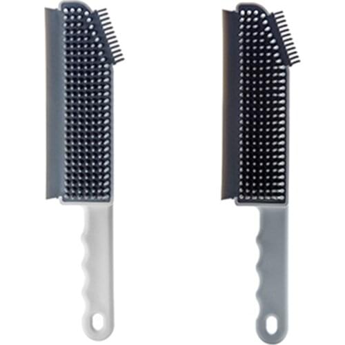 Multifunctional Cleaning Brush, Crevice Brush, Scraper Brush, 3 in 1, for Kitchen, Bathroom and Living Room