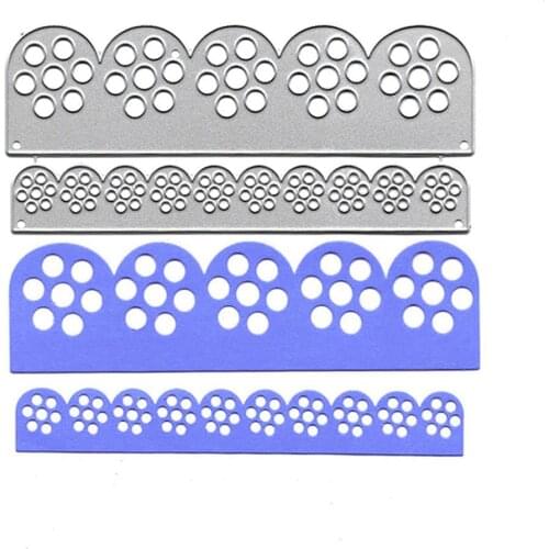 New Craft Dies Lace Border Metal Cutting Die For Scrapbooking DIY Stamping Dies Album Paper Card Decor Embossing Stencil 2021