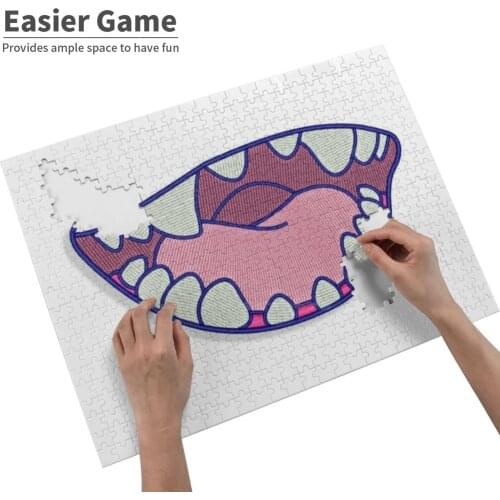 Lilo Open Mouth Teeth Jigsaw Puzzle For Adults Kids Diy Games Lilo Lilo And Cute Ohana Blue Family Cartoon Flower Kids Love
