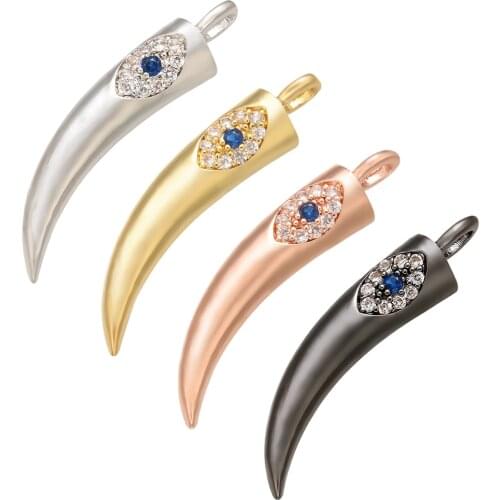 ZHUKOU 7x27mm high quality brass crystal eye plant pepper pendant for women necklace earrings Accessories model: VD558