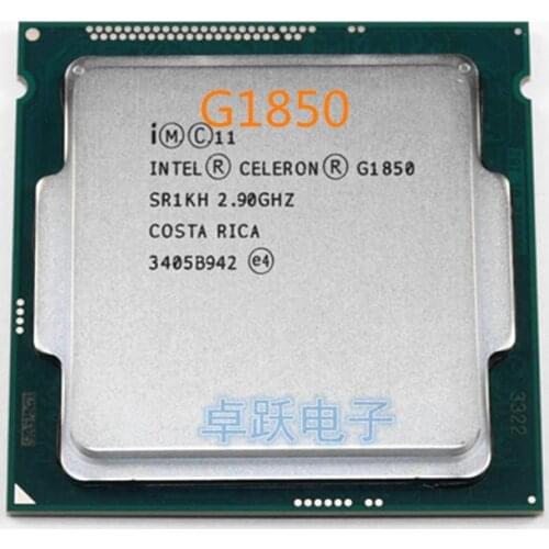 Procesador de CPU de doble núcleo Intel Celeron G1850 2.9 GHz 2 M 53 W LGA 1150