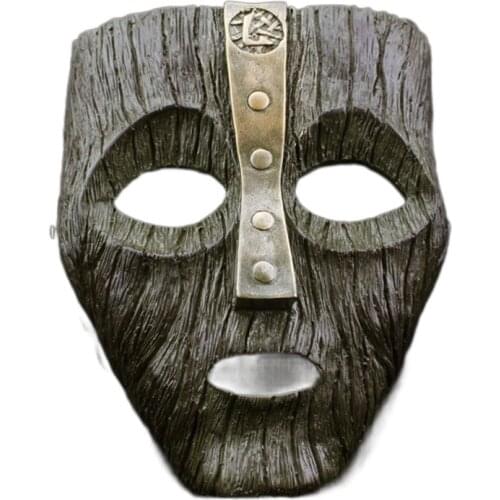 Cameron Diaz Loki Resin Bark Masks Halloween Mask Jim Carrey Venetian Mask The God of Mischief Masquerade Cosplay Costume Props