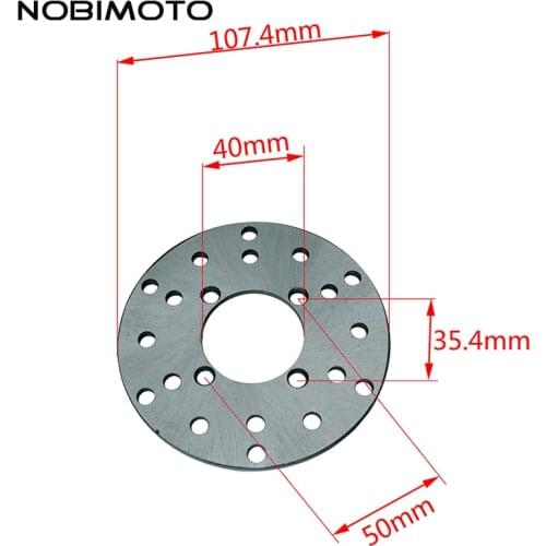 110mm 4 Hole Front Brake Disc Rotor High Quality Motorcycle Brake Disc Rotor Fit For ATV Dirt Bike Motorcycle Parts DS-154