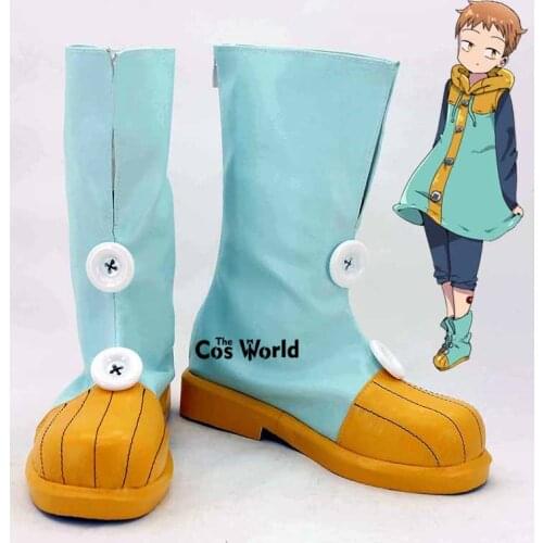 The Seven Deadly Sins Grizzlys Sin of Sloth Harlequin King Anime Customize Cosplay Flat Shoes Boots