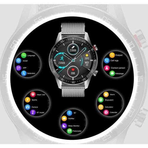 Smart Watch Bluetooth Calls For Men IP68 Waterproof Smartwatch Health Monitor For Android IOS Watch clock Sports fitness tracker