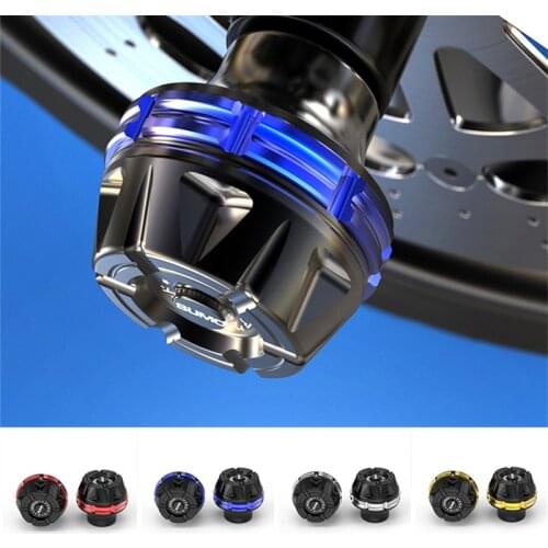 Top quality CNC dirt pit bike accessories racing moto wheel protector for yamaha xj6 ybr 125 crash pad motorcycle protection