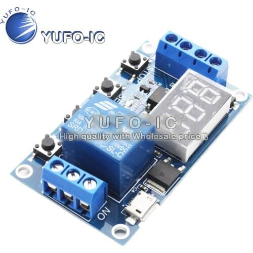 1 One Channel relay module Delayed power off Disconnected trigger delay Cyclic timing circuit switch
