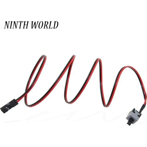 10pcs Desktop Computer PC Motherboard On / Off Button Power Line