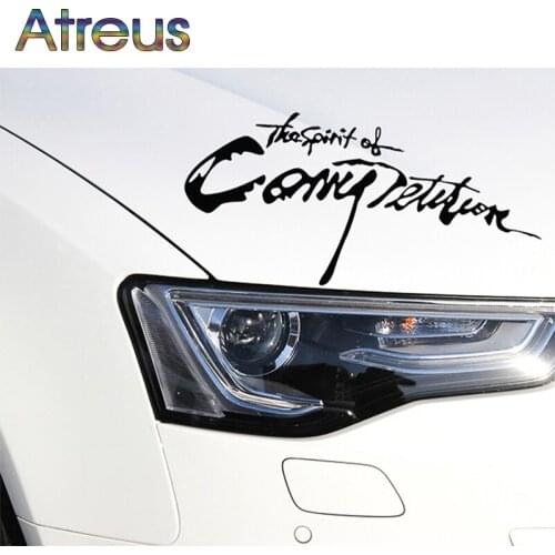 Atreus 3D Car Styling Sticker The Spirition of Competition For Acura Chevrolet Cruze Aveo Peugeot 307 308 Seat Leon Mazda 3 6