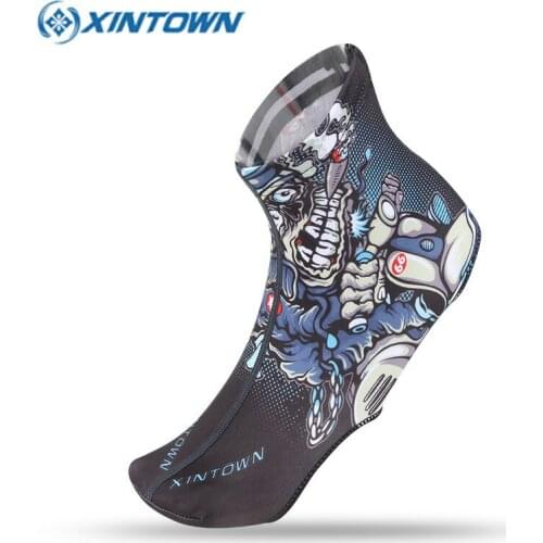 Skeleton High Quality Cycling Shoe Cover Quick Dry Lycra 5 Color Men Sports Sneaker Road Bicycle MTB Bike Overshoes Shoe Covers