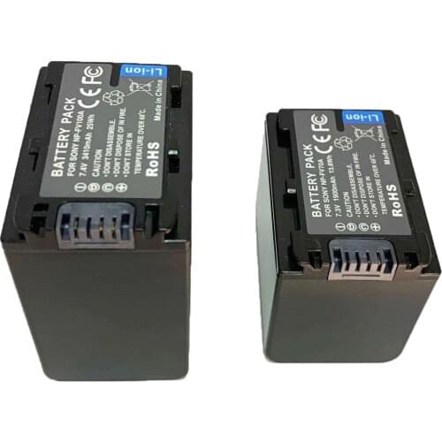 Battery Pack + Charger for Sony NP-FV70, NP-FV70A, NP-FV100, NP-FV100A InfoLithium V Series