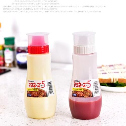 380ml Squeeze Bottle 5 Hole Ketchup Mustard Salad Dressing Seasoning Squeezer Condiment Bottles for Family Restaurant Bakery